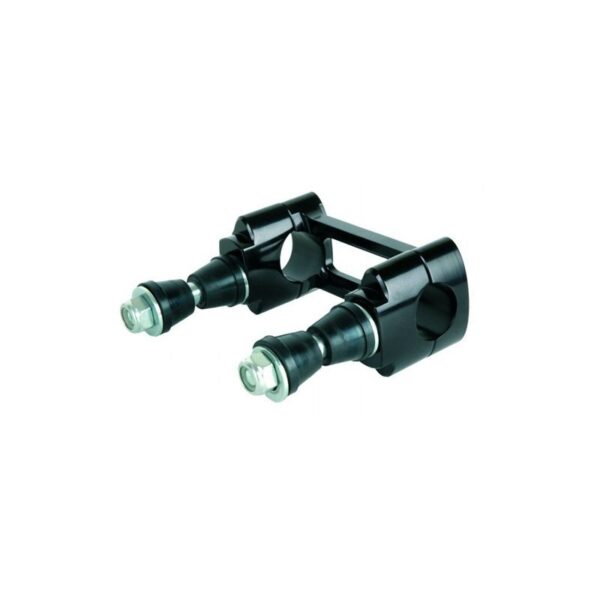 Soporte para manillar NEGRO con silenblock 28.6 MM