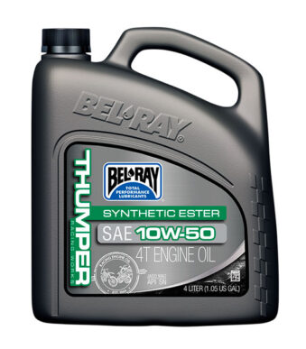 Aceite-motor-BEL-RAY-Thumper-Full-Racing-Synthetic-Ester-4T-10w50-4l
